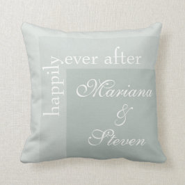 セージシンプルグリーンモダンシッ結婚クScript クッション