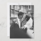 セージシンプルスタイリッシュ結婚式招待状 招待状 (裏面)