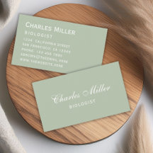 セージシンプルモダン緑の白エレガント文字