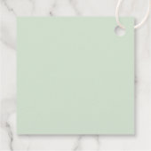 セージストライプグリーンエレガント洗礼 フェイバータグ (裏面)