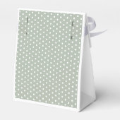 セージストライプグリーンブライダルシャワー フェイバーボックス (裏面サイド)