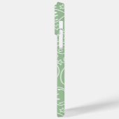 セージスマイル笑顔顔パタースタイリッシュンモダン Case-Mate iPhoneケース (裏面 / 左)