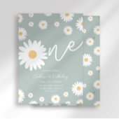 セージデイジー1st誕生日招待状 招待状