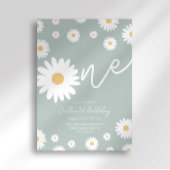セージデイジー1st誕生日招待状 招待状