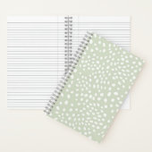 セージデレ点々のあるートノート ノートブック (内側)