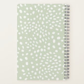 セージデレ点々のあるートノート ノートブック (裏面)