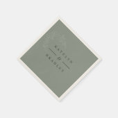 セージドリームズ結婚ナプキンス スタンダードカクテルナプキン (角)