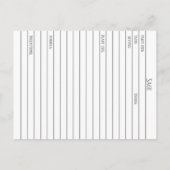 セージハーブマテリアメディカカードハーブ勉強植物 ポストカード (裏面)