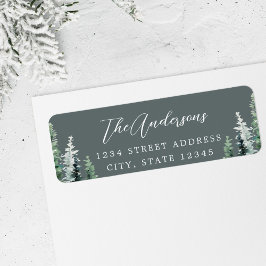 セージパイン素朴フォレストホリデイ差出人住所 ラベル