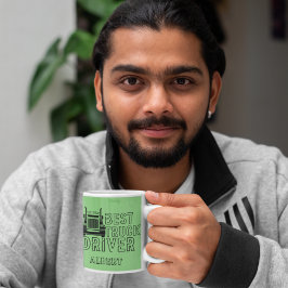 セージパーソナライズされたト最高のラック運転者母岩 コーヒーマグカップ