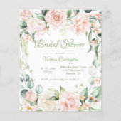 セージピンクエレガントフローラ予算ブライダルシャワー (正面)