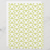 セージピンホイールスクラップブック紙 (正面/裏面)