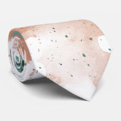 セージピーチパレット(ばちゃばちゃ)跳ねる ネクタイ (ロール)