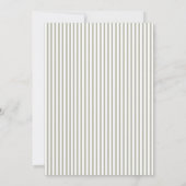 セージファームハウスヴィンテージベビーシャワー 招待状 (裏面)