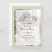 セージフォトリハーサル&リハーサルディナー招待状 招待状 (正面/裏面)