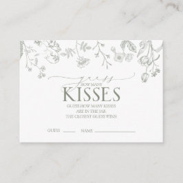 セージフランスのグリーンビクトリアンフローラシャワーゲーム エンクロージャーカード