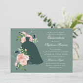 セージフローラカスタムカラードレスキンセアニラ 招待状 (スタンド正面)