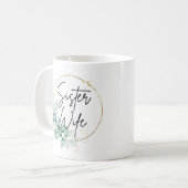 セージフローラシスター妻コーヒーマグ コーヒーマグカップ (正面左)