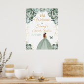 セージブラウンヘアプリンセスSweet sixteen歓迎 ポスター (キッチン)