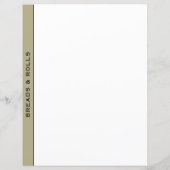 セージブラック&ホワイトレシピディバイダー |読み取り転が& (裏面)