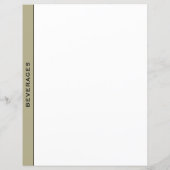 セージブラック&ホワイトレシピディバイダー |飲料 (裏面)