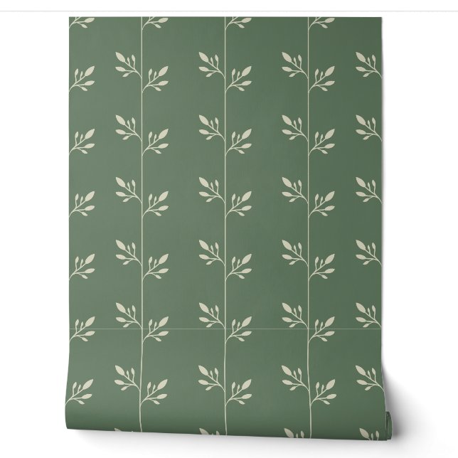 セージボタニカルつる植物 壁紙 (ほどく)