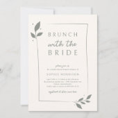 セージボタニカルブランチとザブライドブライダルシャワー 招待状 (正面)