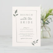 セージボタニカルブランチとザブライドブライダルシャワー 招待状 (スタンド正面)