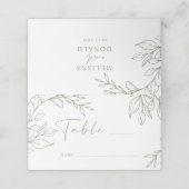 セージボホフラワーシンプル結婚ズ座席表 プレイスカード (外部開封)