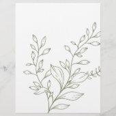 セージボホフラワーズブライダルシャワービンゴゲーム (裏面)