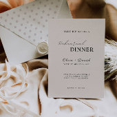 セージボホ結婚のリハーサル・ディナー・サイン・ナイト 招待状