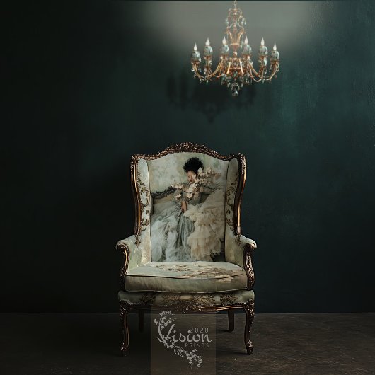 セージミントロマンスエレガント、ポートレートフローラブロッサム 薄葉紙