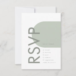 セージモダンアーチモス抽象芸術ジャパンディミニマリズム 出欠カード