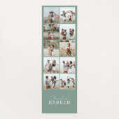 セージモダングミニマルエレガントリー写真 ヨガマット (裏面)