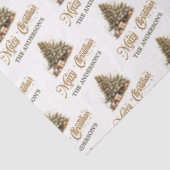 セージモダングリーンと銅クリスマスツリー 薄葉紙 (詳細)