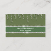 セージモダングリーングリッター 名刺 (正面)
