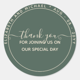 セージモダングリーンサンキューファバークラシックルSt ラウンドシール