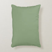 セージモダングリーントレンディー無地のデコール アクセントクッション (正面(垂直))