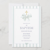 セージモダングリーンボウとバプテストライプィズム 招待状 (正面)