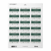 セージモダングリーンボエレガントタニカル ラベル (フルシート)