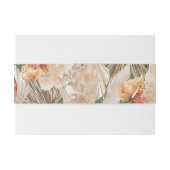 セージモダングリーンボヘミアンパンパスグラスボタニカル 招待状ベリーバンド (裏面例)