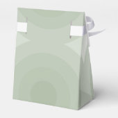 セージモダングリーン結婚モノグラム フェイバーボックス (裏面サイド)