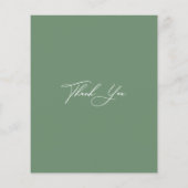 セージモダングリーン結婚リーの私たちシンプルは (裏面)