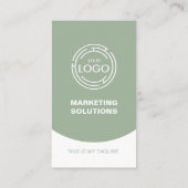 セージモダングリーン 名刺 (裏面)