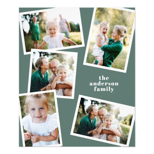 セージモダング数々のリー写真ファミリーホームデコナー フォトプリント            (正面)