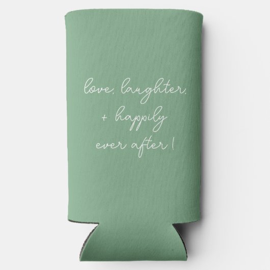 セージモダング結婚リーン引用文 スリム缶クーラー (裏面)