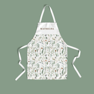 セージモダンミニマルボエレガントタニカル エプロン