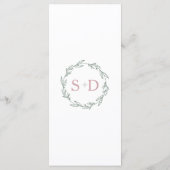 セージモダンリース結婚のメニュー メニュー (裏面)