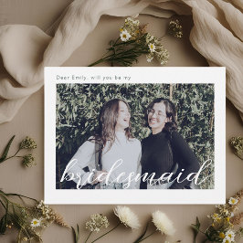 セージモダン葉の花嫁の提案カード インビテーションポストカード