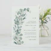 セージモノグラムのユ結婚ーカリ 招待状 (スタンド正面)